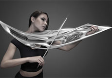 3D打印超科幻感小提琴乐器